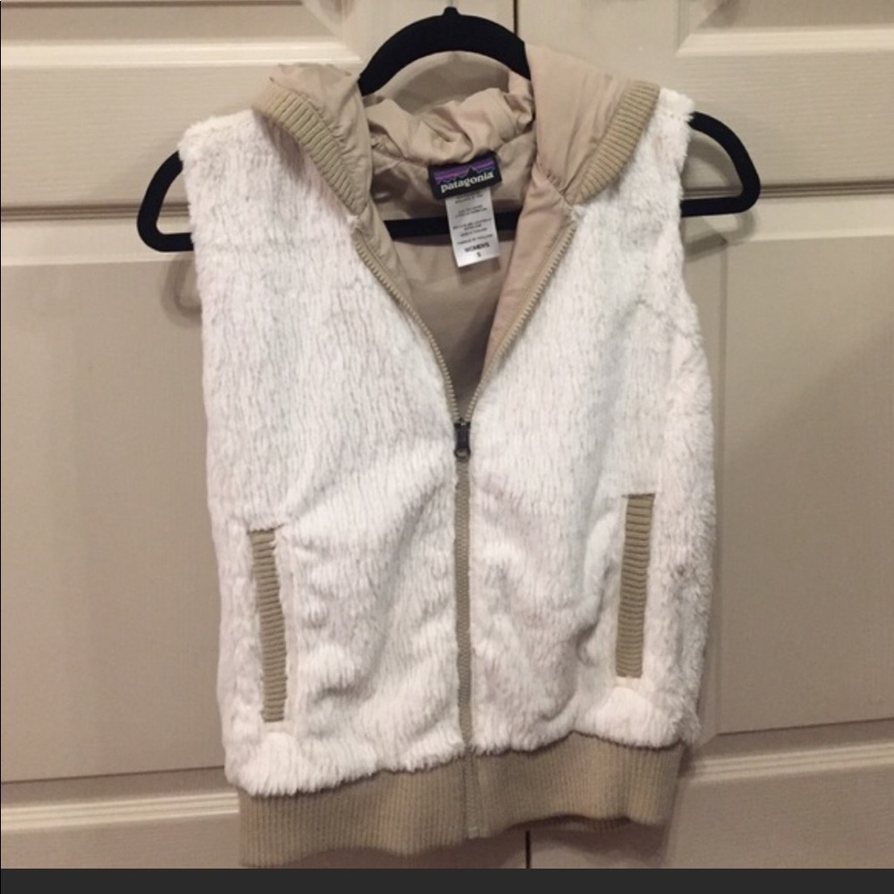 Patagonia Vest Faux Fur 💗